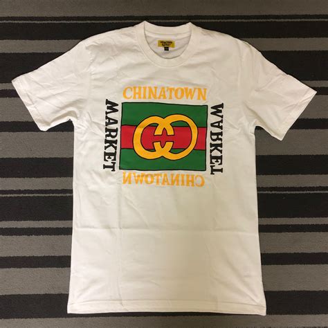 gucci t shirt mens fake|bootleg gucci shirt chinatown market.